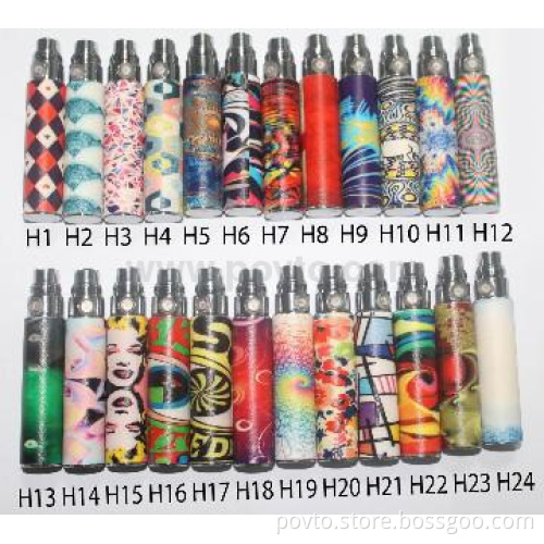Rainbow flower e cigarette battery ego A, ego B, ego K, ego Q, ego Z